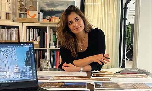 Ar. Mariana Cabugueira at her studio