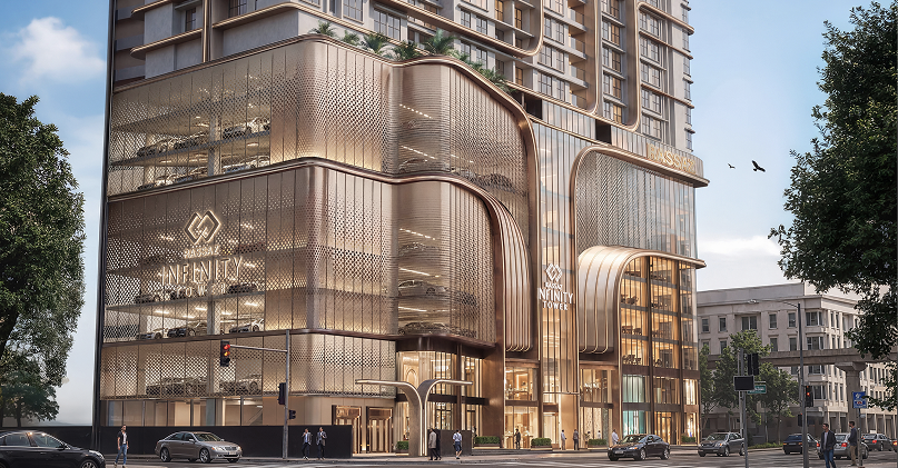 8 high-speed elevators